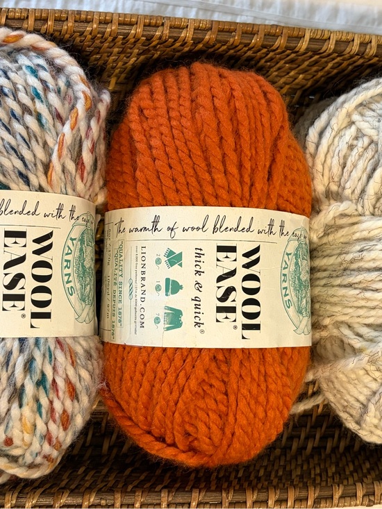 lion brand Other - Wool Ease Thick & Quick Yarn - bundle of 3